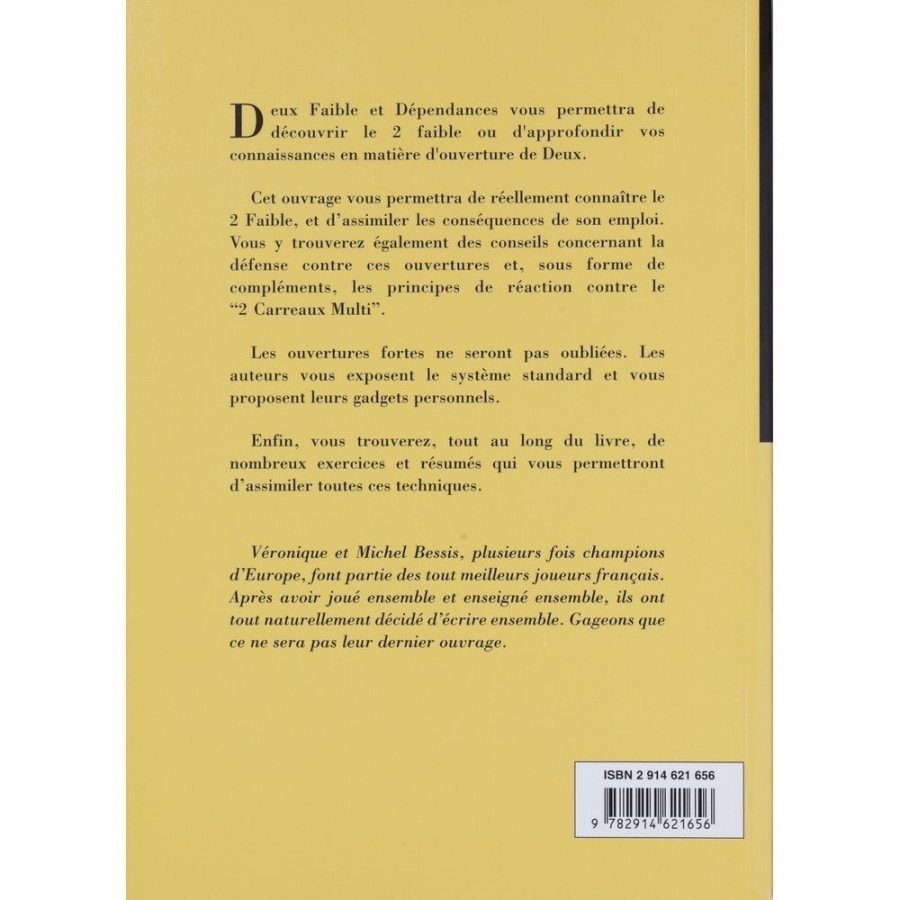 2 faible et dépendances LIV1026 Librairie