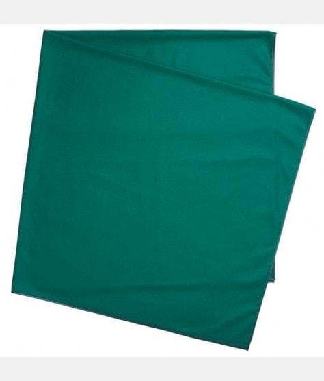 Plain green play mat
