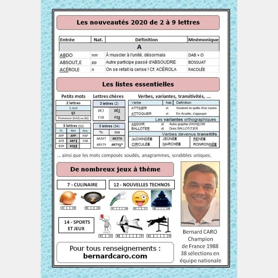 Le 8 de Caro LIV43381 Livres de jeux