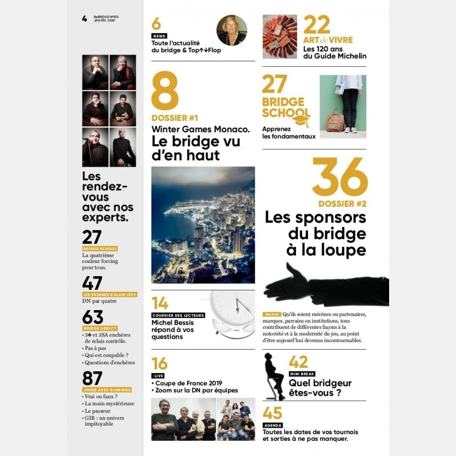 BeBRIDGE - Janvier 2020 bri_journal925 Anciens numéros