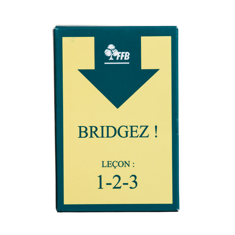 Lot de 5 jeux fléchés Bridgez ! FFB CAR9300 Cartes fléchées FFB