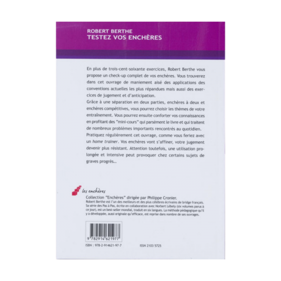 Testez vos enchères LIV1022 Librairie