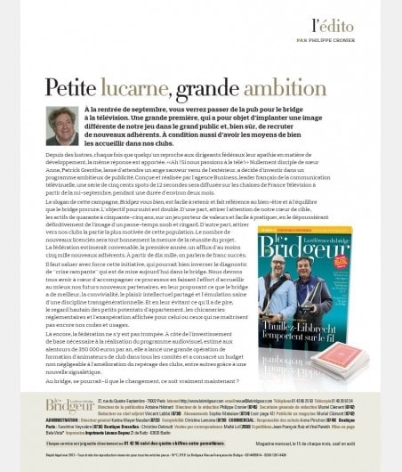 Le Bridgeur - Mai 2013 bri_journal872 Anciens numéros