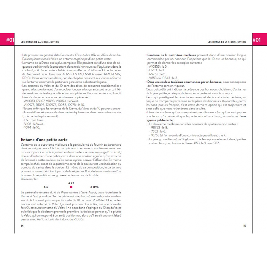 Cahier de l'Université du Bridge CUB 1 : La Signalisation LIV10492 Librairie