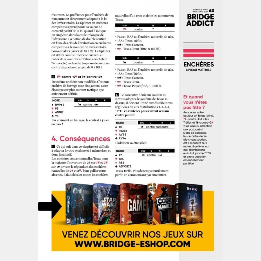 BeBRIDGE - Mars 2021 bri_journal932 Anciennes revues BeBridge - format papier