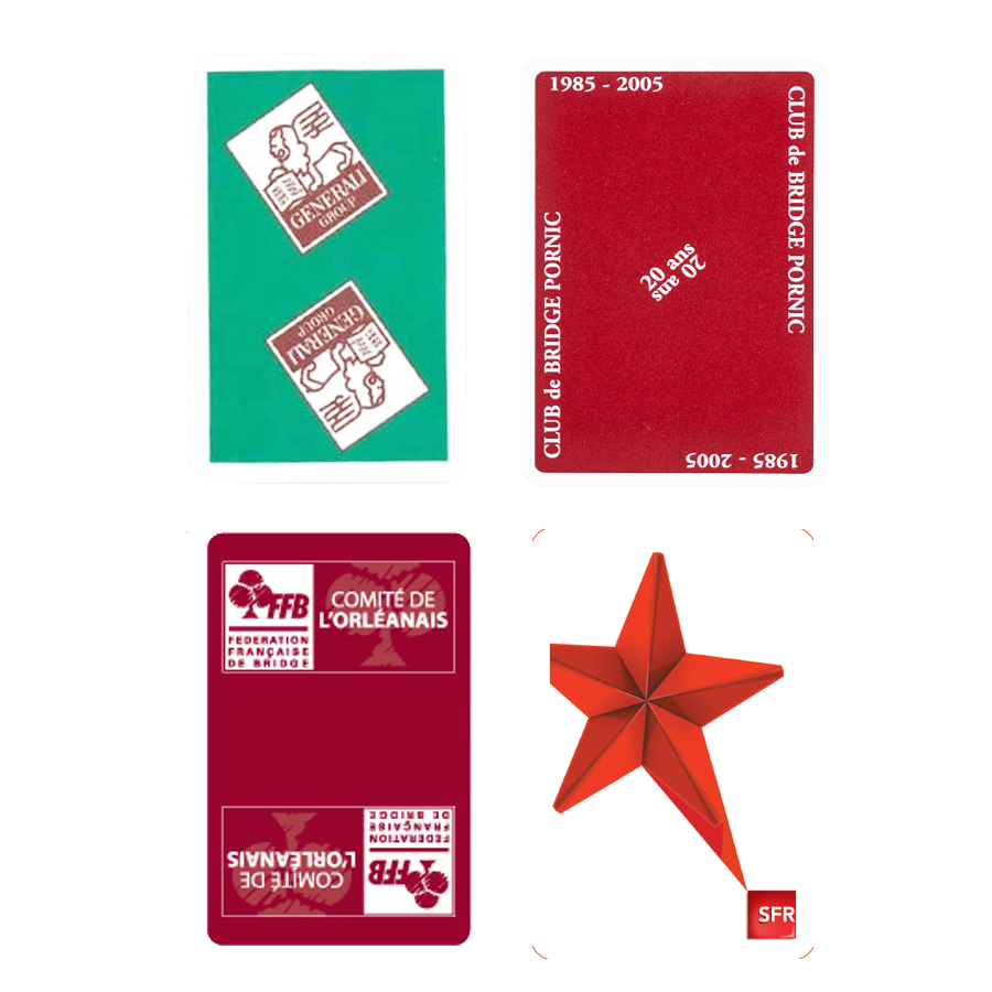 Jeu de cartes à personnaliser avec votre logo CAR9600 Cartes à jouer