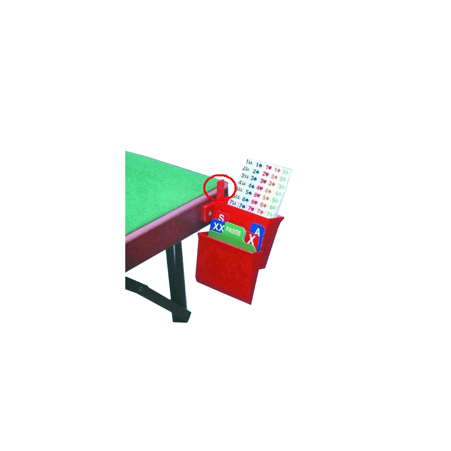 Tige courte rouge BID2034 Accueil