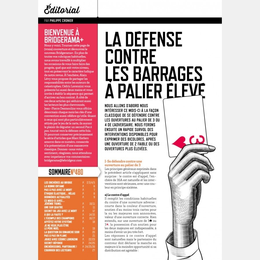 BRIDGERAMA+ Novembre 2021 numérique ou papier rama_num_pap480 Anciennes revues BRIDGERAMA+