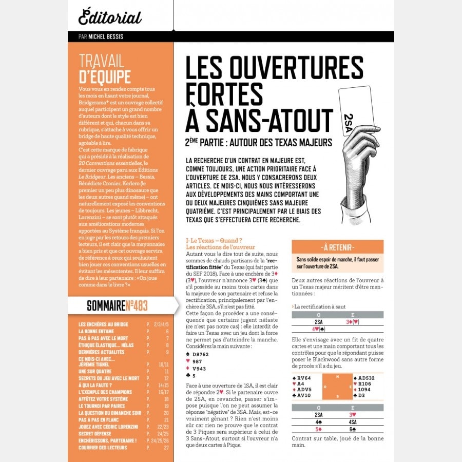 BRIDGERAMA+ Février 2022 numérique ou papier rama_num_pap483 Anciennes revues BRIDGERAMA+