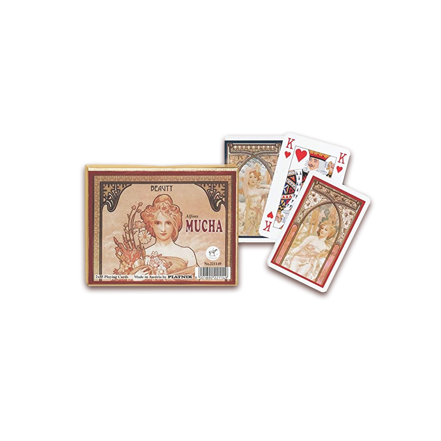 Coffret Piatnik de deux jeux de cartes CAR3500 Accueil