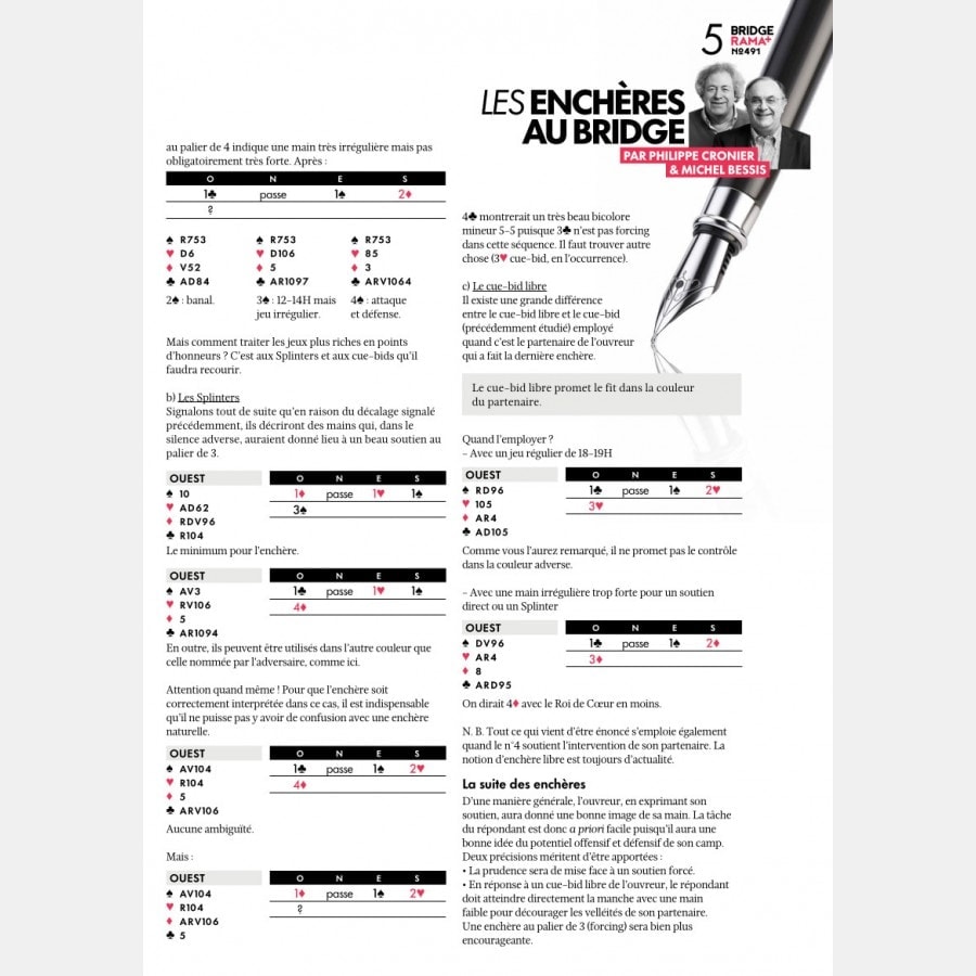 BRIDGERAMA+ Octobre 2022 numérique ou papier rama_num_pap491 Anciennes revues BRIDGERAMA+