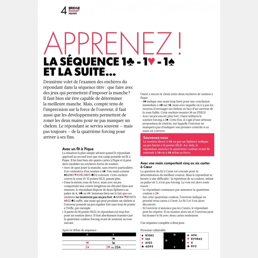BRIDGERAMA+ Février 2023 numérique ou papier rama_num_pap495 Anciennes revues BRIDGERAMA+