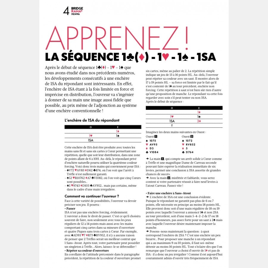BRIDGERAMA+ Mars 2023 numérique ou papier rama_num_pap496 Anciennes revues BRIDGERAMA+