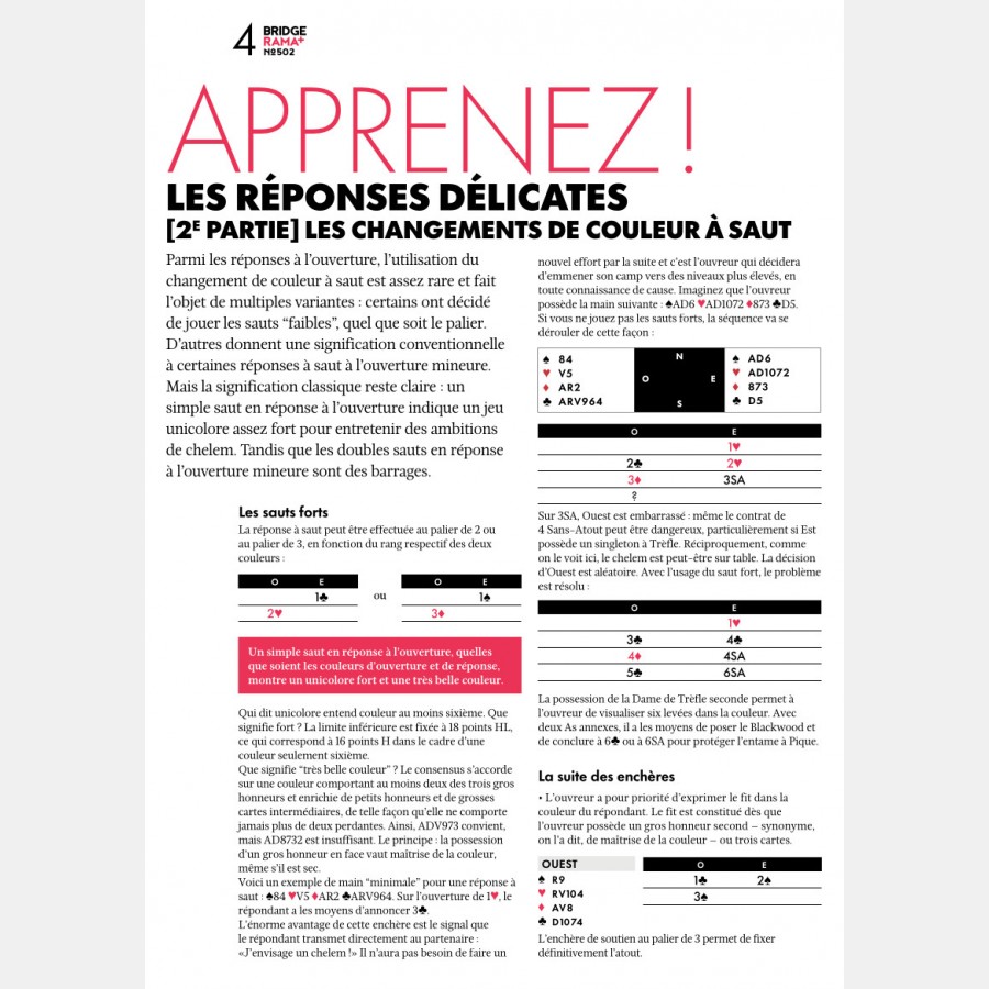 BRIDGERAMA+ Septembre 2023 numérique ou papier rama_num_pap502 Anciennes revues BRIDGERAMA+