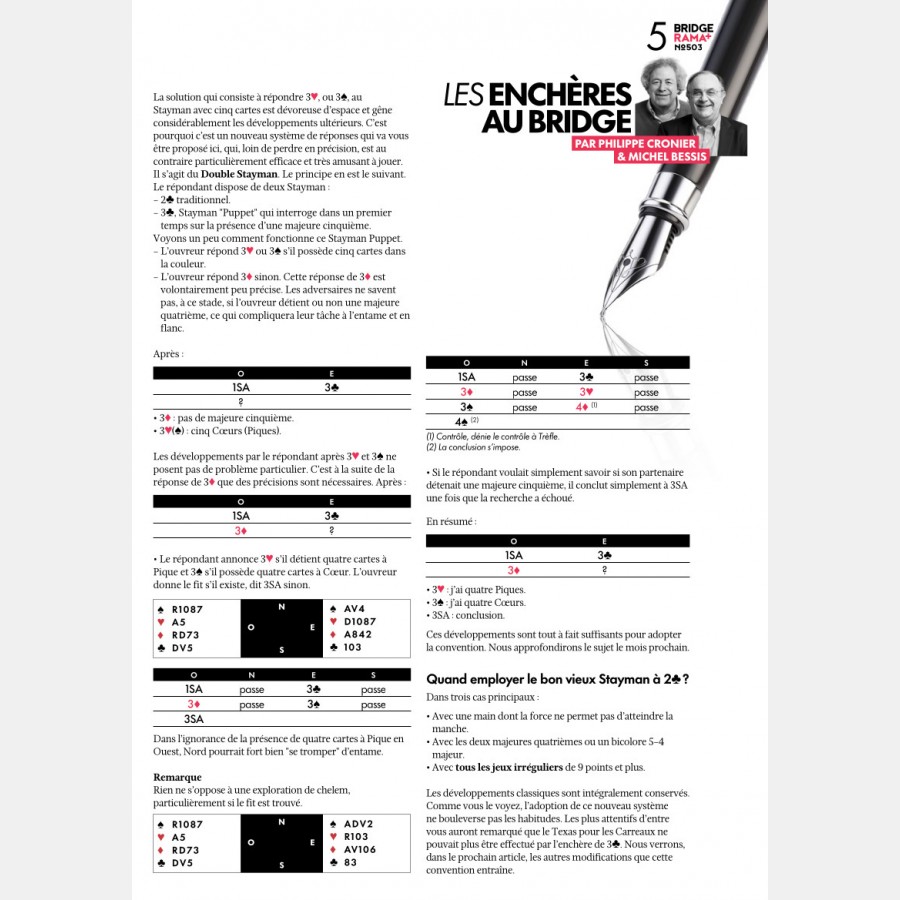 BRIDGERAMA+ Octobre 2023 numérique ou papier rama_num_pap503 Anciennes revues BRIDGERAMA+