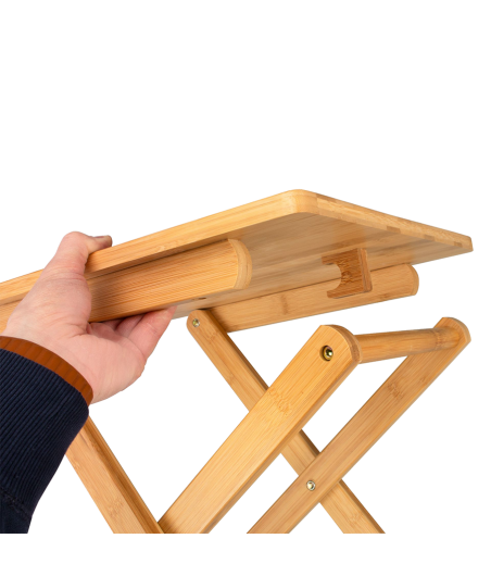 Bamboo side table