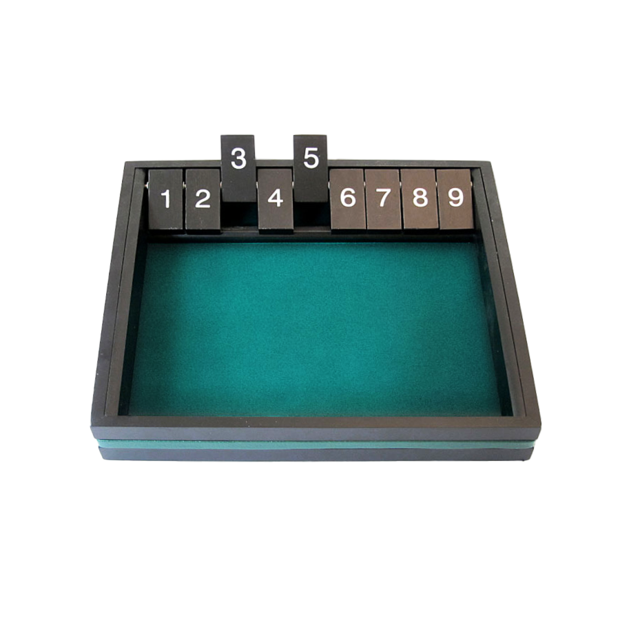 SHUT THE BOX 9 prestige JEU3550 Jeux de société