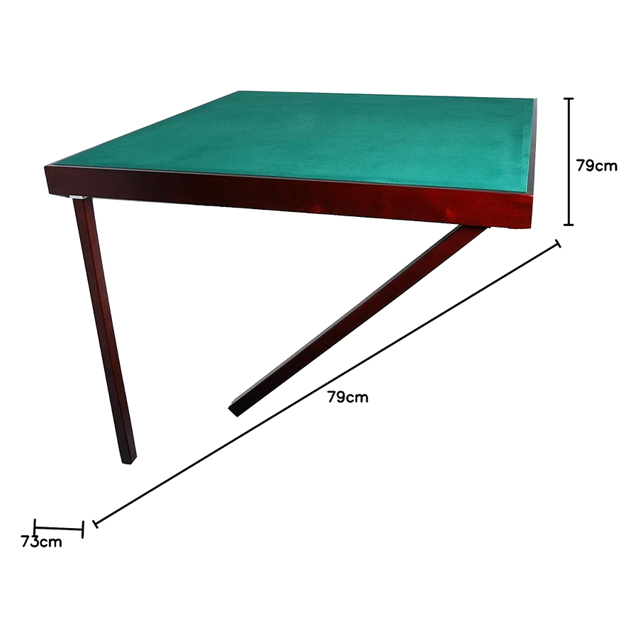 Table de Bridge standard pliante - couleur Acajou TAB9037 Tables de bridge