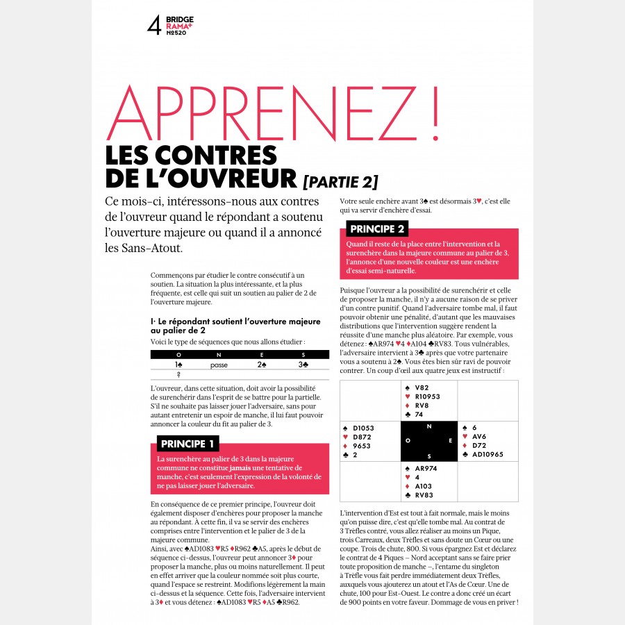 BRIDGERAMA+ Mars 2025 numérique ou papier rama_num_pap520 Anciennes revues BRIDGERAMA+